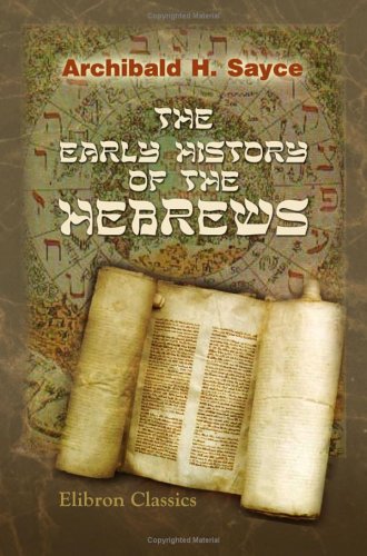 جلد کتاب The early history of the Hebrews