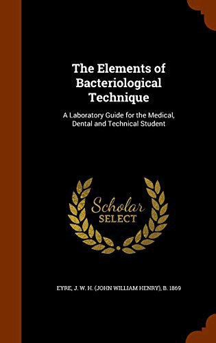 جلد کتاب The Elements of Bacteriological Technique