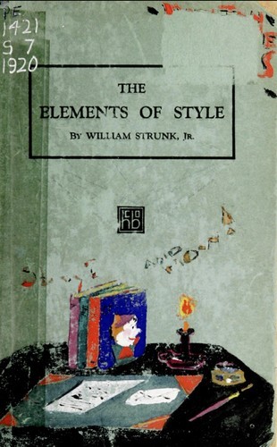 جلد کتاب The Elements of Style