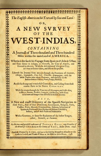 جلد کتاب The English-American, His Travail by Sea and Land