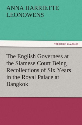 جلد کتاب The English Governess at the Siamese Court