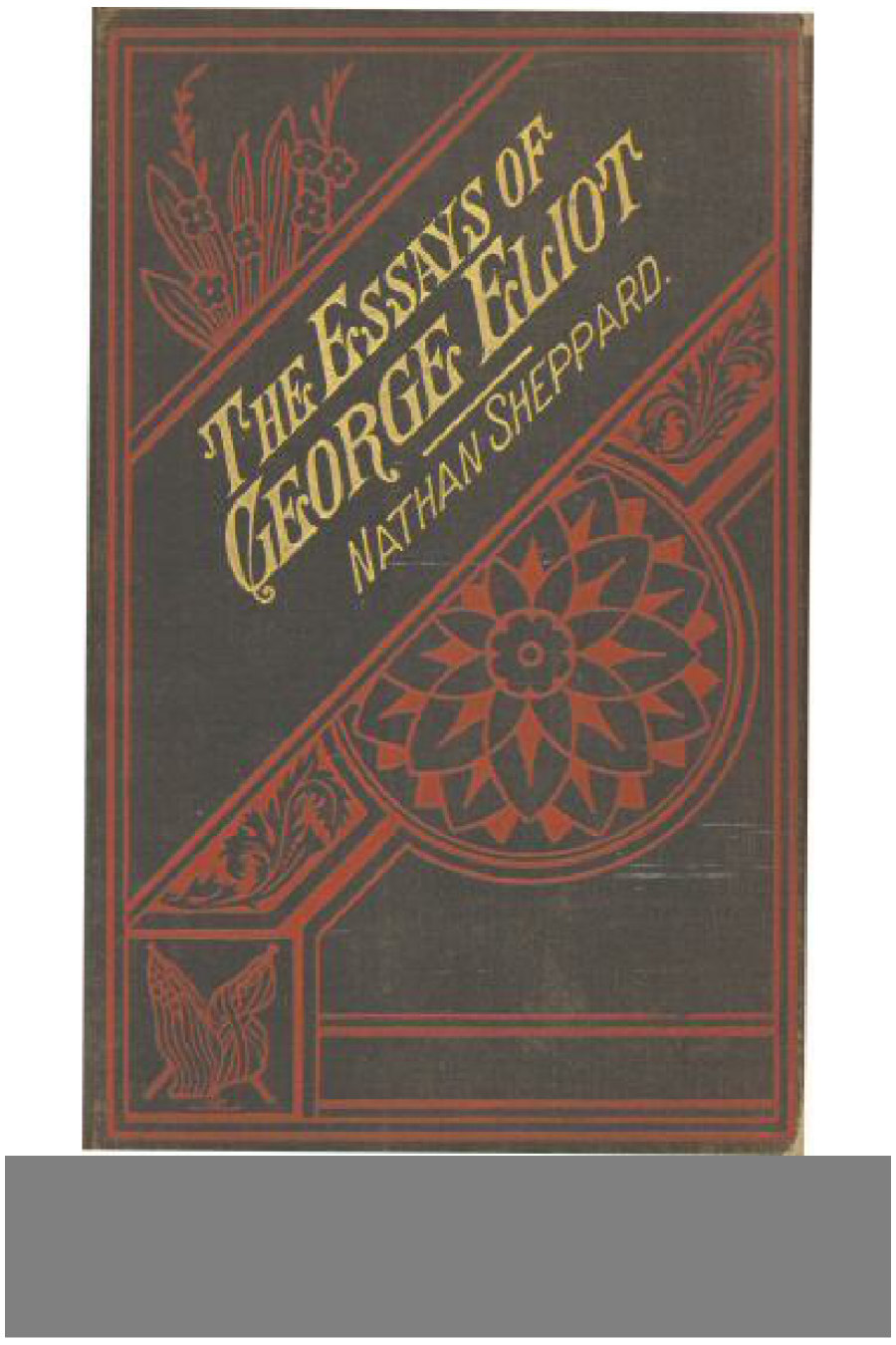 جلد کتاب The Essays of "George Eliot"