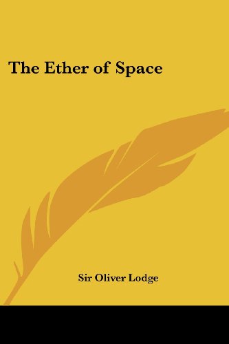 جلد کتاب The Ether of Space