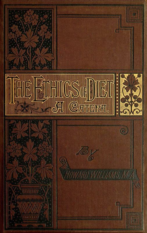 جلد کتاب The Ethics of Diet