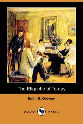 جلد کتاب The Etiquette of To-day