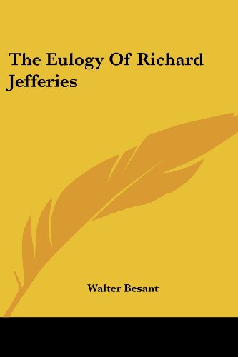 جلد کتاب The Eulogy of Richard Jefferies
