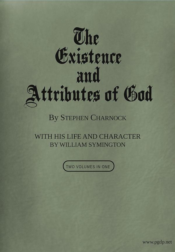 جلد کتاب The Existence and Attributes of God