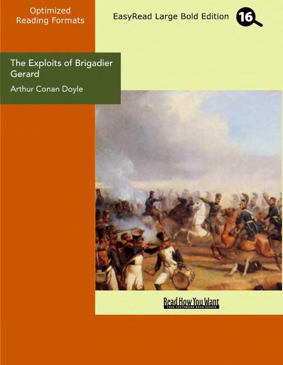 جلد کتاب The Exploits of Brigadier Gerard