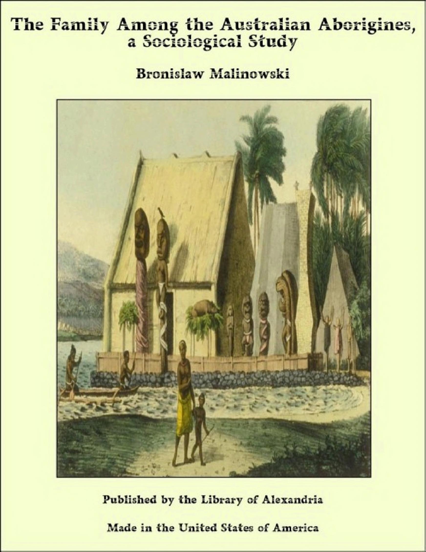 جلد کتاب The Family among the Australian Aborigines