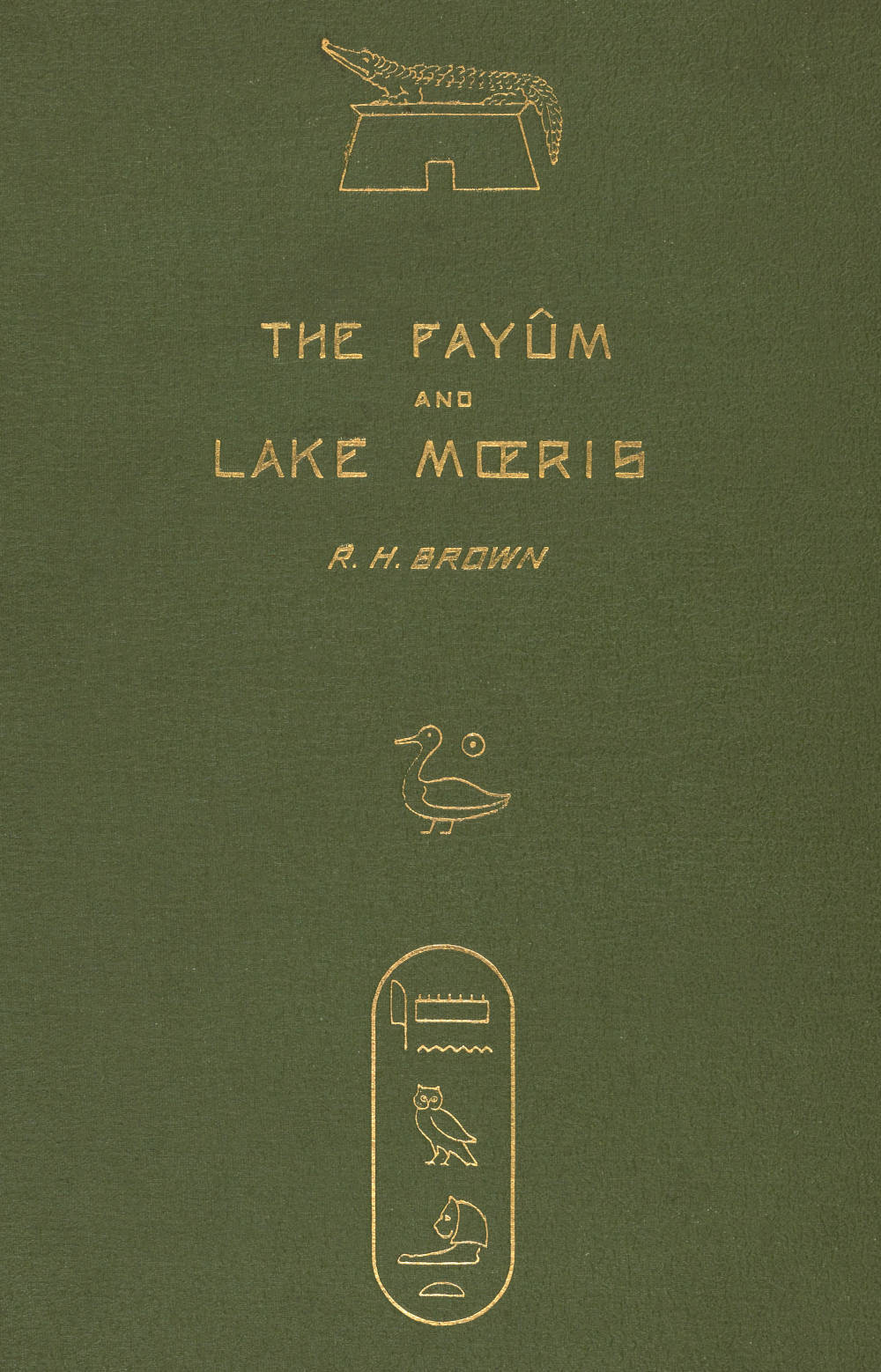 جلد کتاب The Fayûm and Lake Mœris