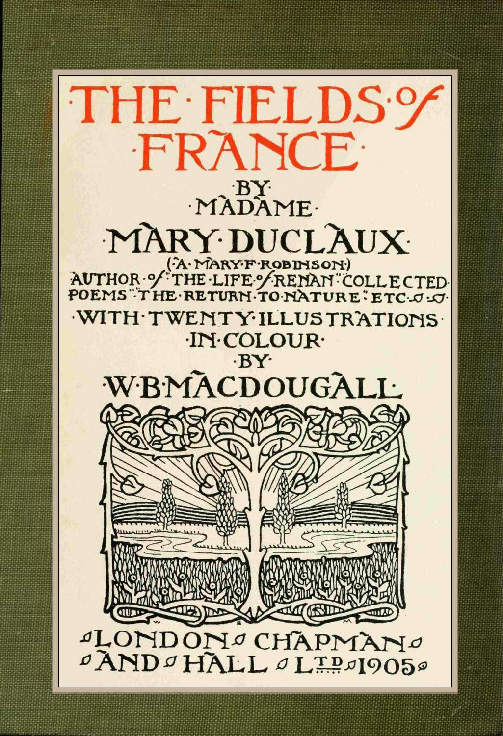 جلد کتاب The fields of France