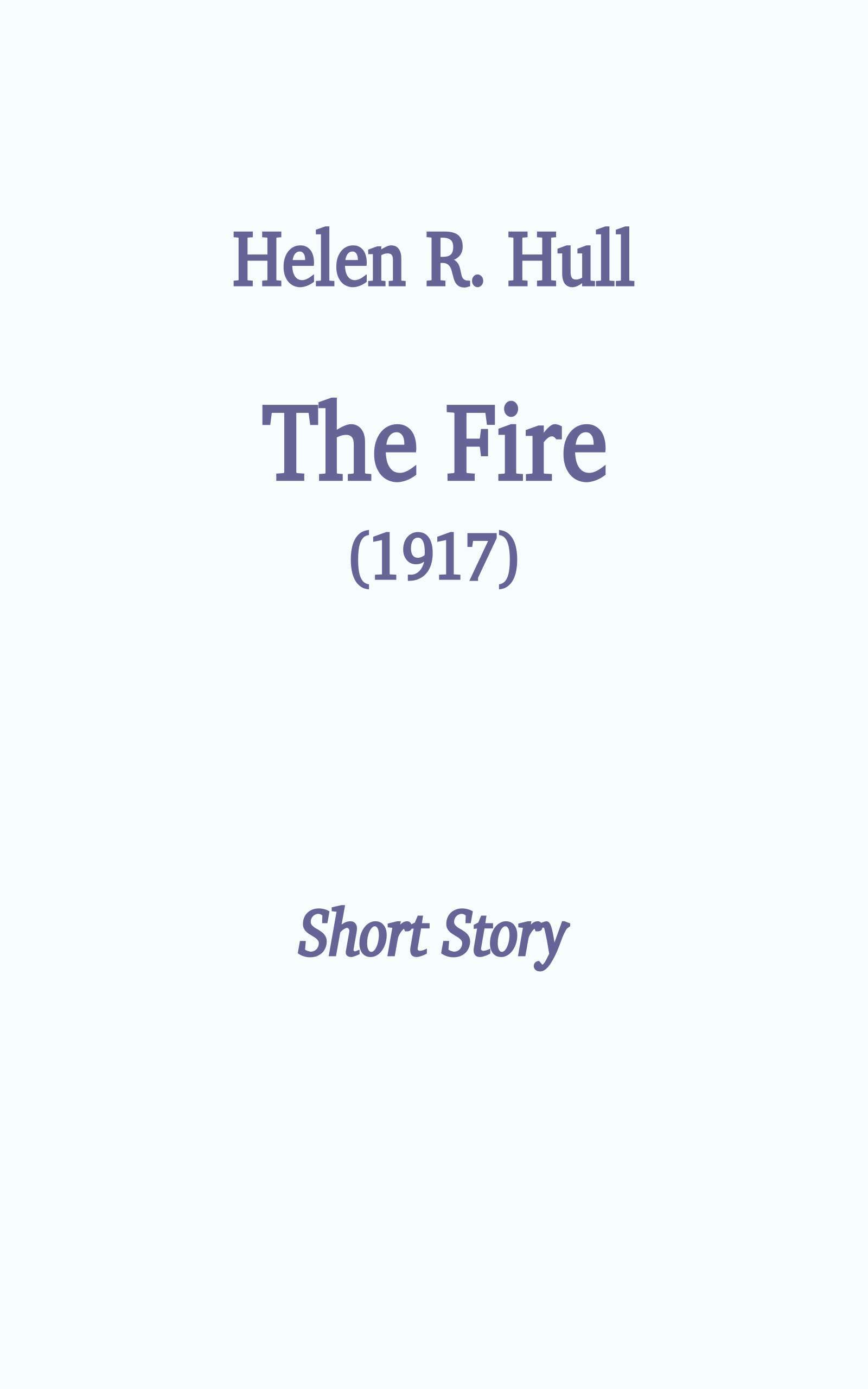 جلد کتاب The Fire