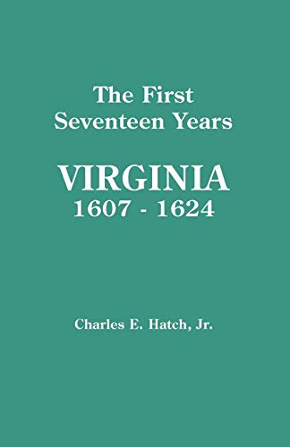 جلد کتاب The First Seventeen Years: Virginia 1607-1624