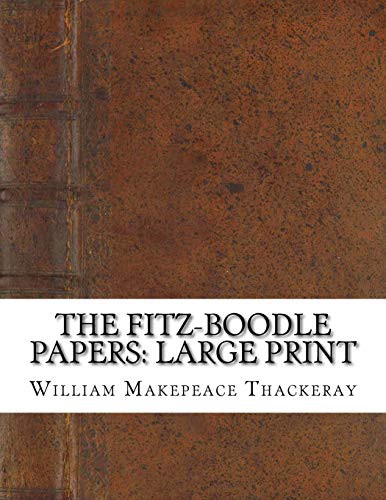 جلد کتاب The Fitz-Boodle Papers