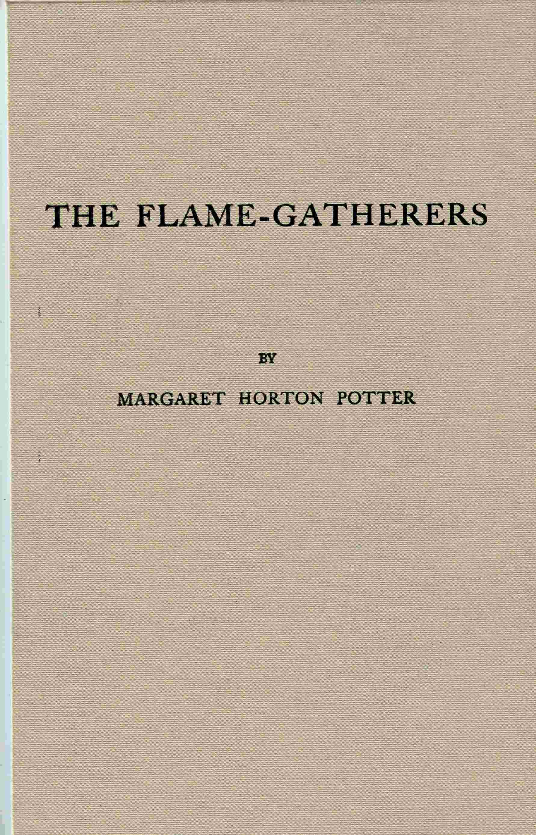 جلد کتاب The Flame-Gatherers