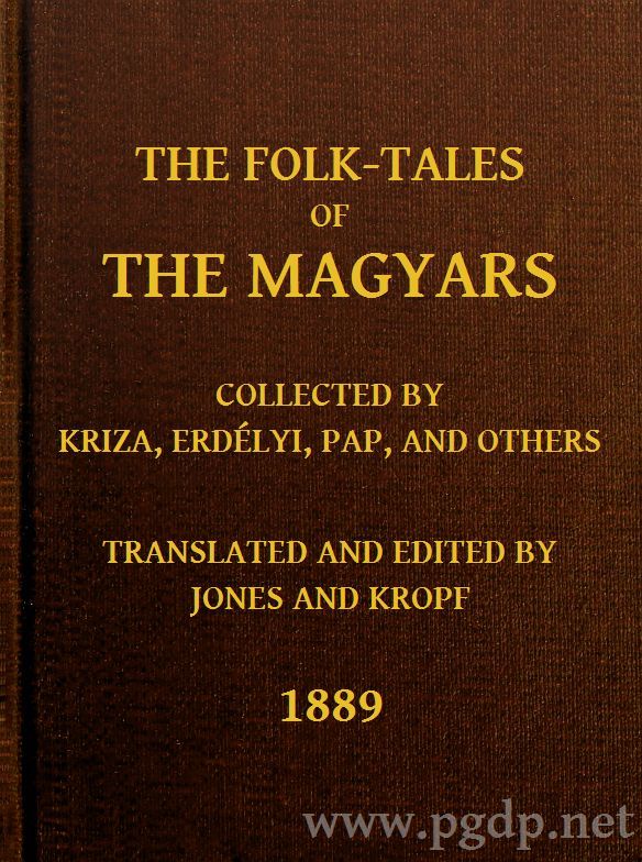 جلد کتاب The Folk-Tales of the Magyars