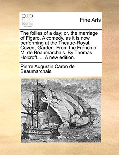 جلد کتاب The Follies of a Day; or, The Marriage of Figaro