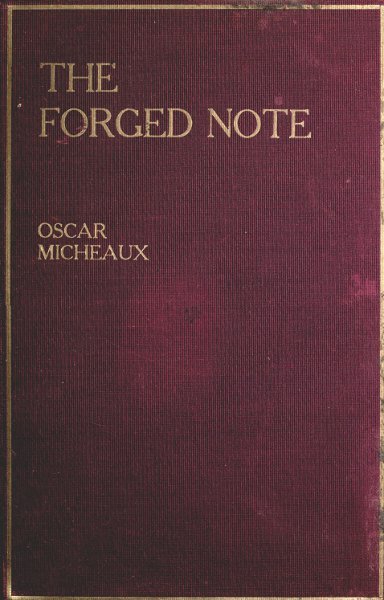 جلد کتاب The Forged Note