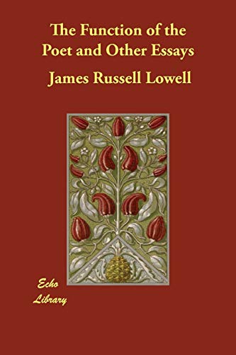جلد کتاب The Function of the Poet, and Other Essays