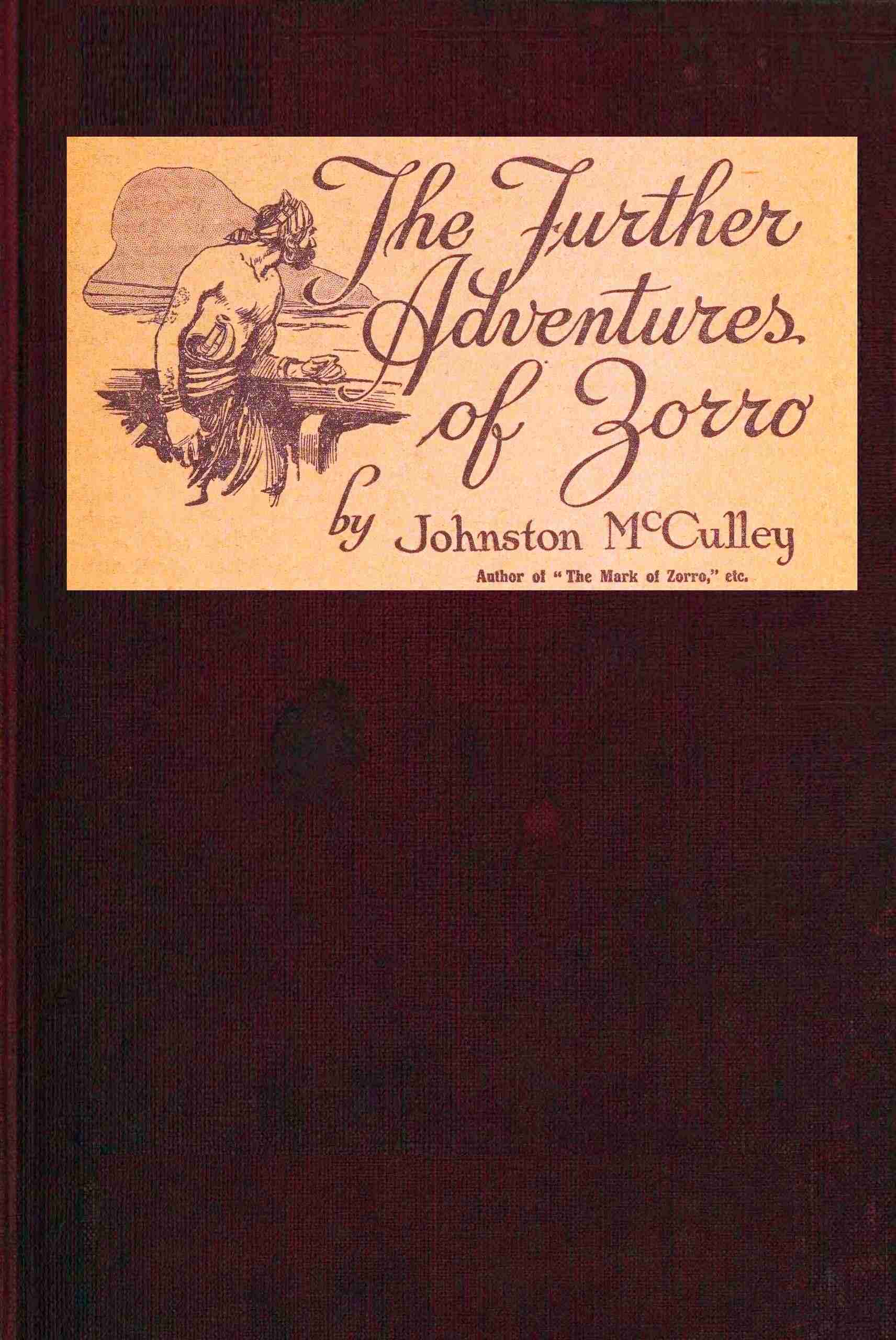 جلد کتاب The Further Adventures of Zorro