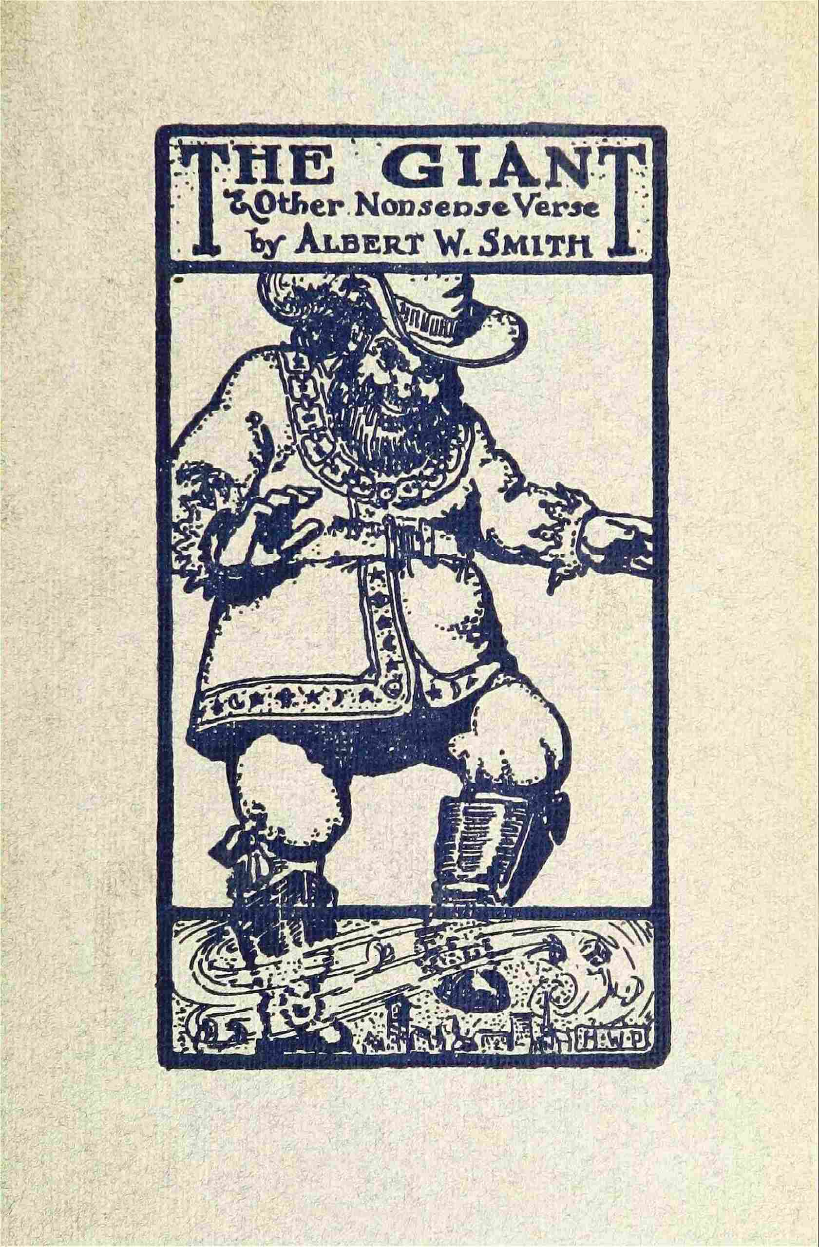 جلد کتاب The Giant, and Other Nonsense Verse