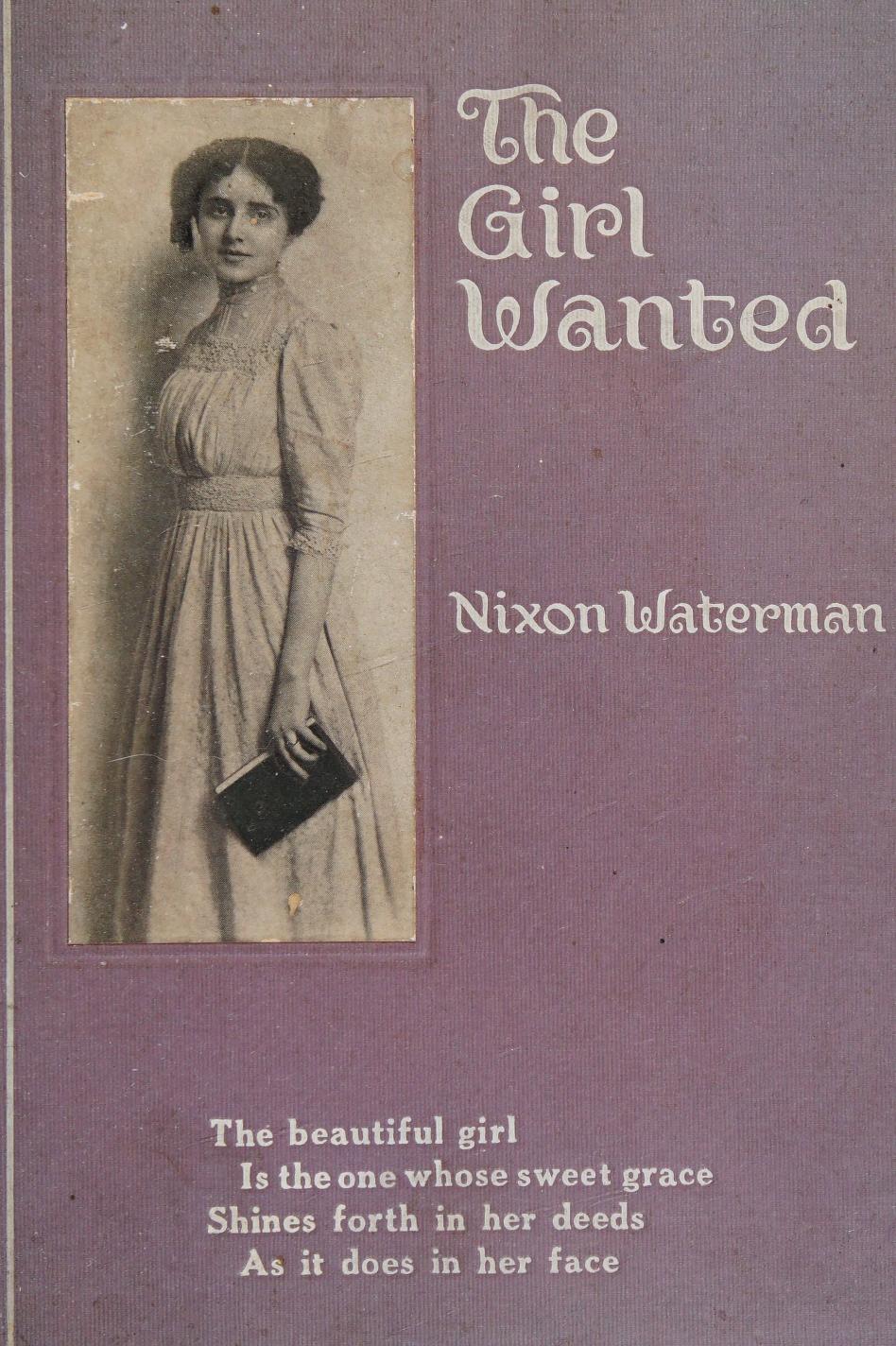جلد کتاب The Girl Wanted: A Book of Friendly Thoughts