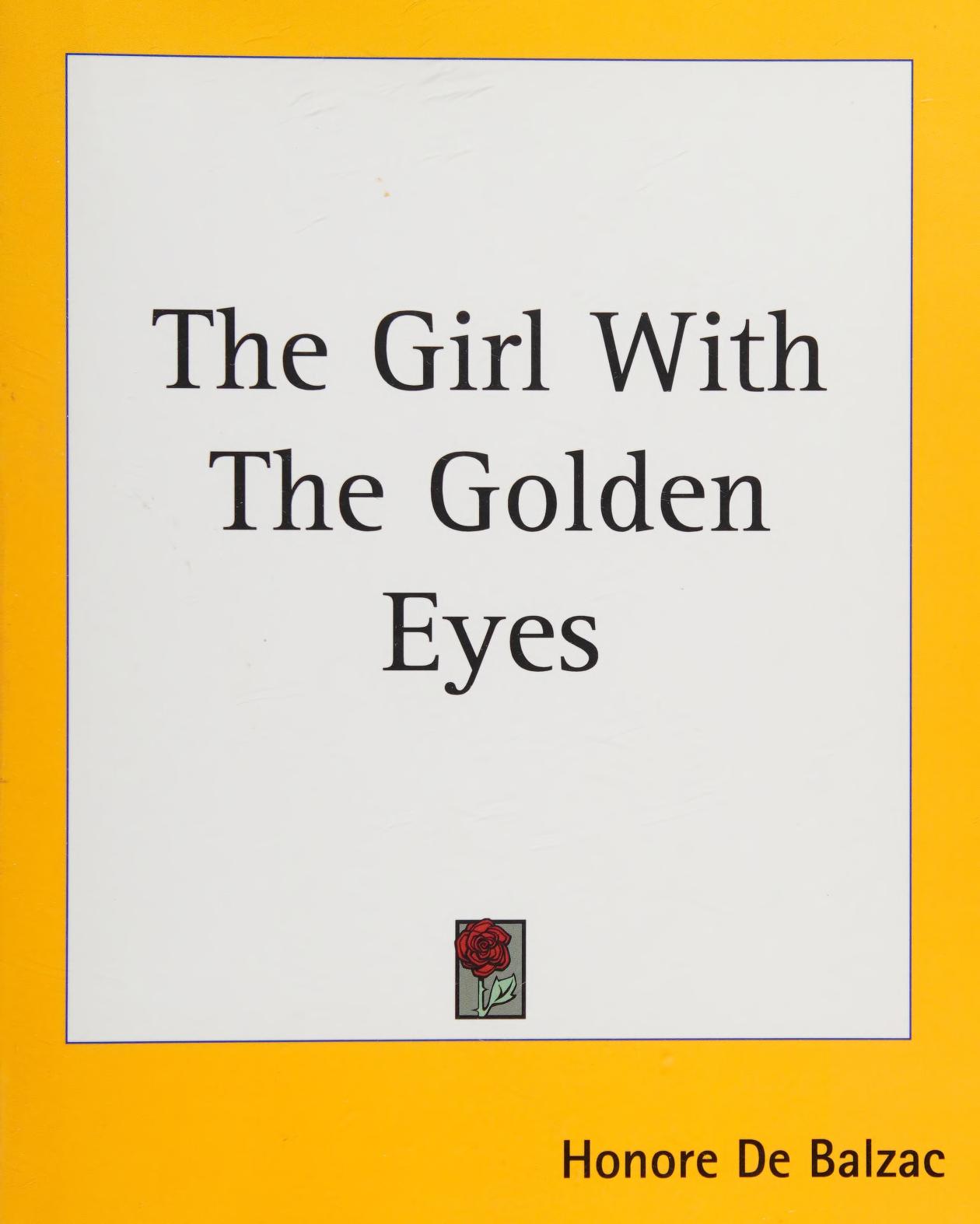 جلد کتاب The Girl with the Golden Eyes