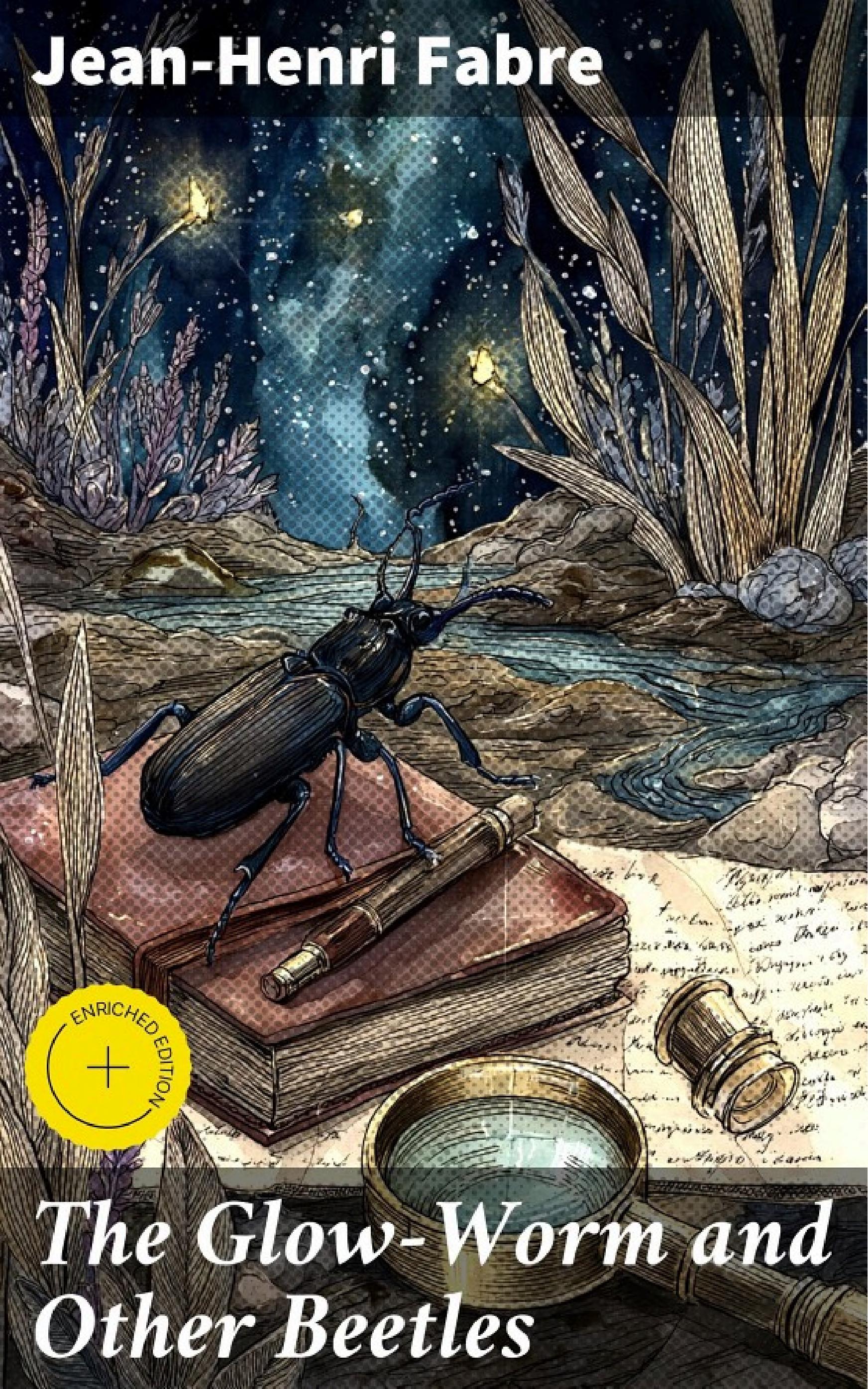 جلد کتاب The Glow-Worm and Other Beetles