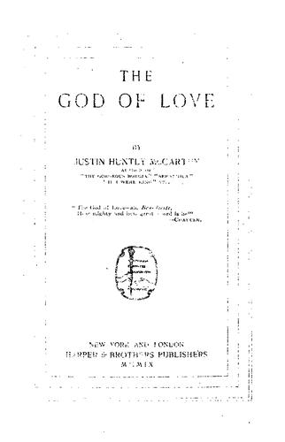 جلد کتاب The God of Love