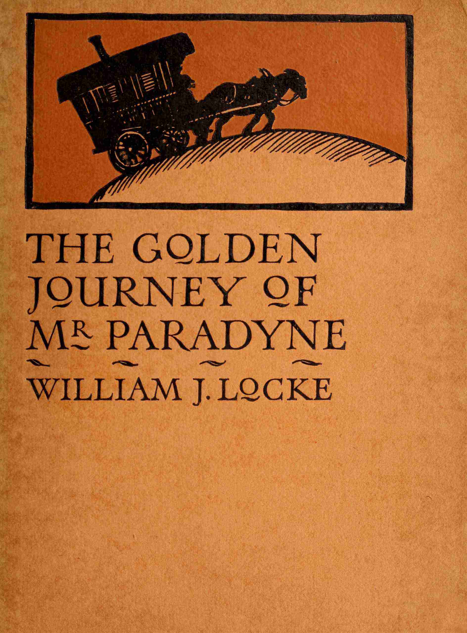 جلد کتاب The Golden Journey of Mr. Paradyne
