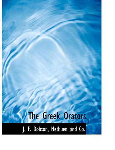 جلد کتاب The Greek orators