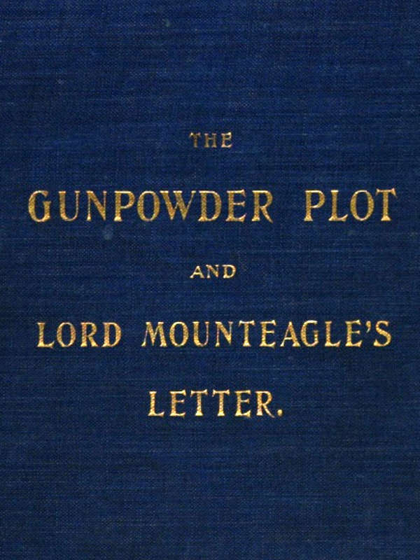 جلد کتاب The Gunpowder Plot and Lord Mounteagle's Letter