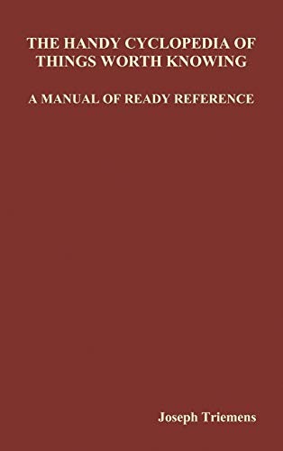 جلد کتاب The Handy Cyclopedia of Things Worth Knowing