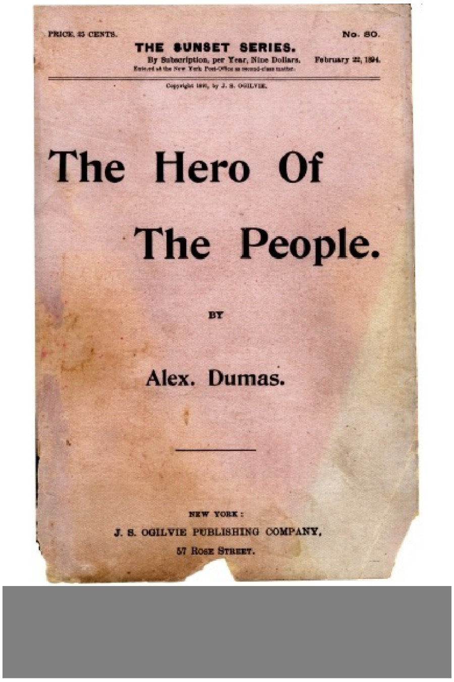 جلد کتاب The Hero of the People