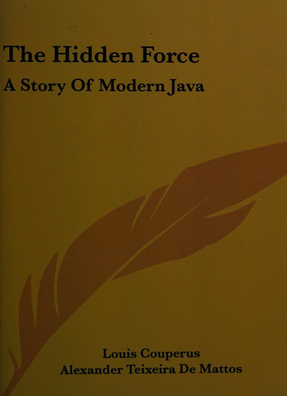 جلد کتاب The Hidden Force