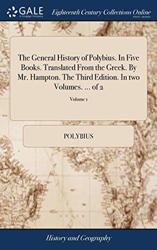 جلد کتاب The Histories of Polybius, Volume 1