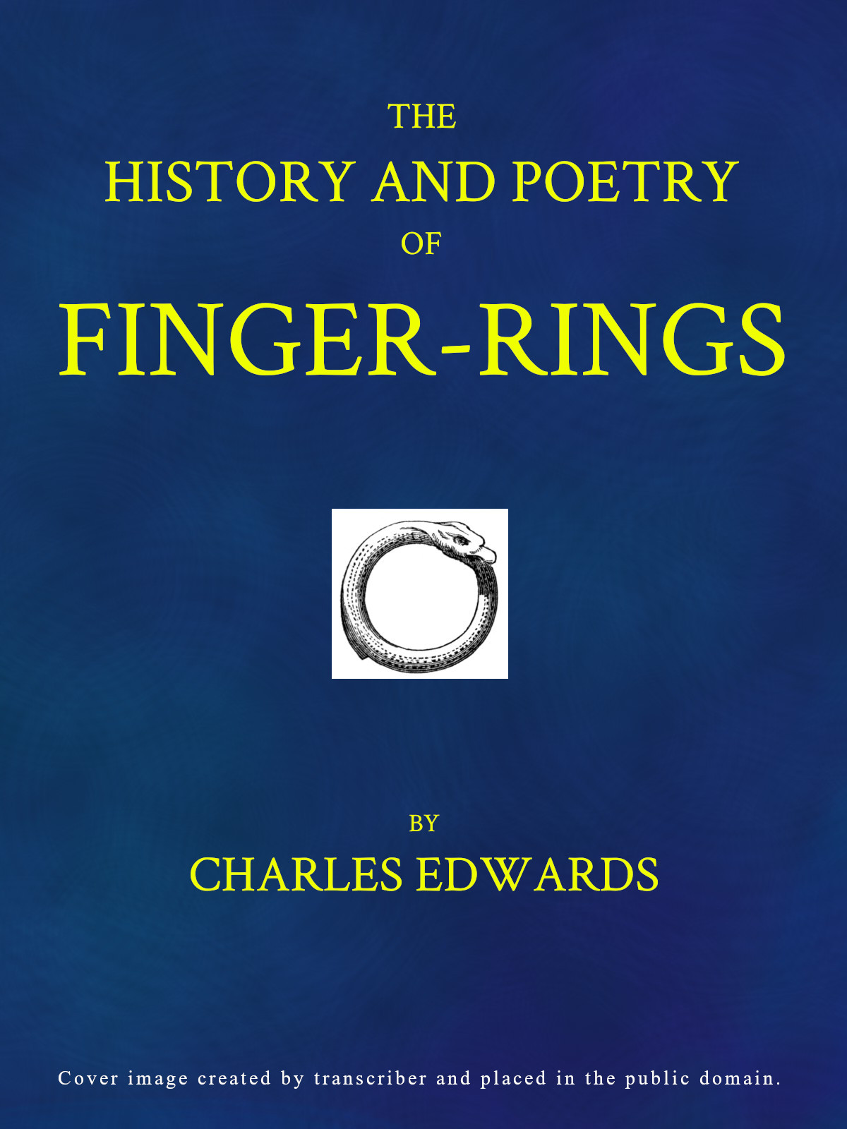 جلد کتاب The History and Poetry of Finger-Rings