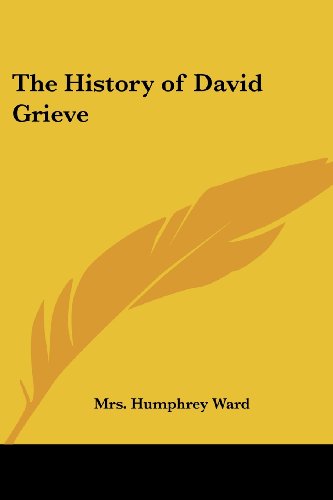جلد کتاب The History of David Grieve