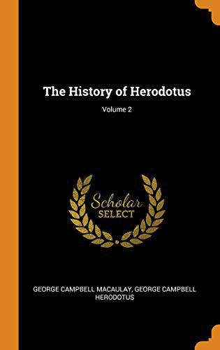 جلد کتاب The History of Herodotus, Volume 2