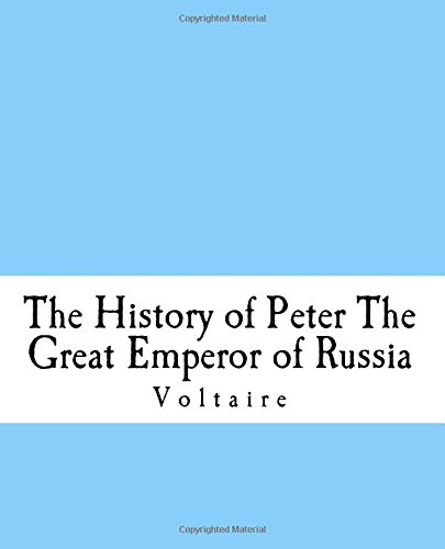 جلد کتاب The History of Peter the Great, Emperor of Russia
