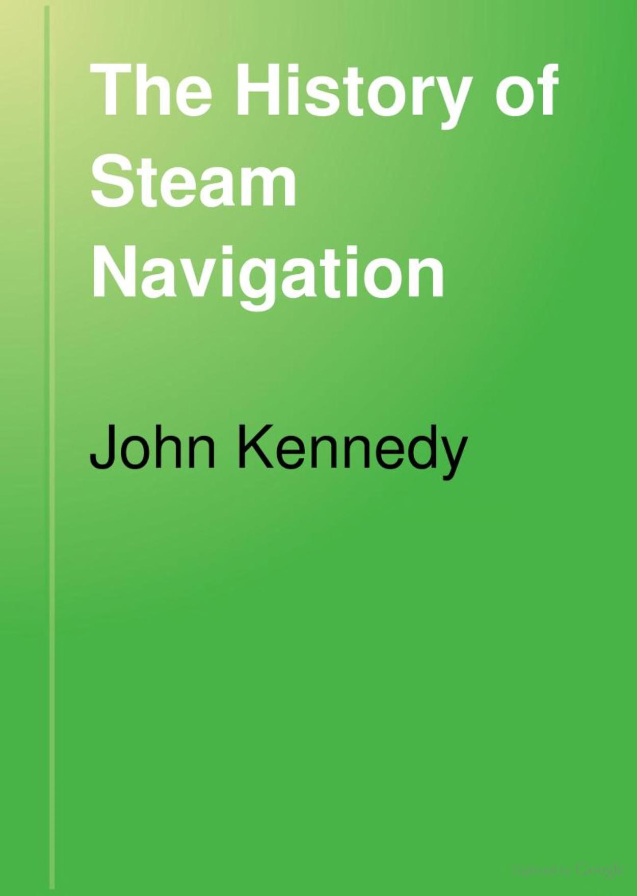 جلد کتاب The History of Steam Navigation