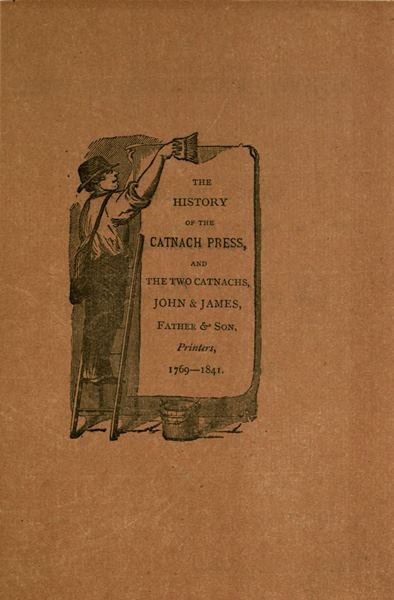 جلد کتاب The History of the Catnach Press