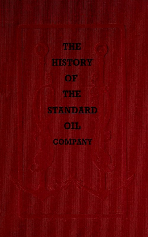 جلد کتاب The History of the Standard Oil Company