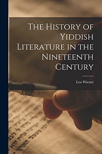 جلد کتاب The History of Yiddish Literature in the Nineteenth Century