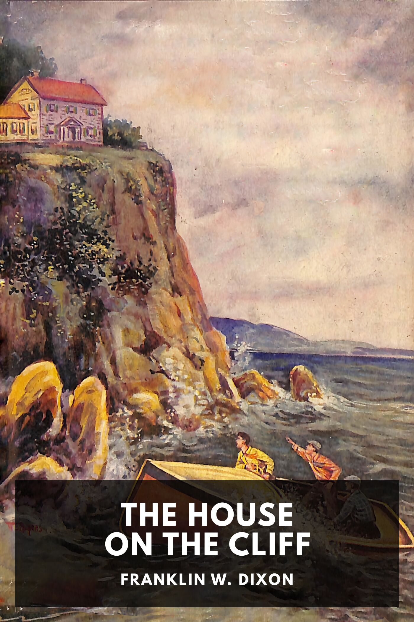 جلد کتاب The House on the Cliff