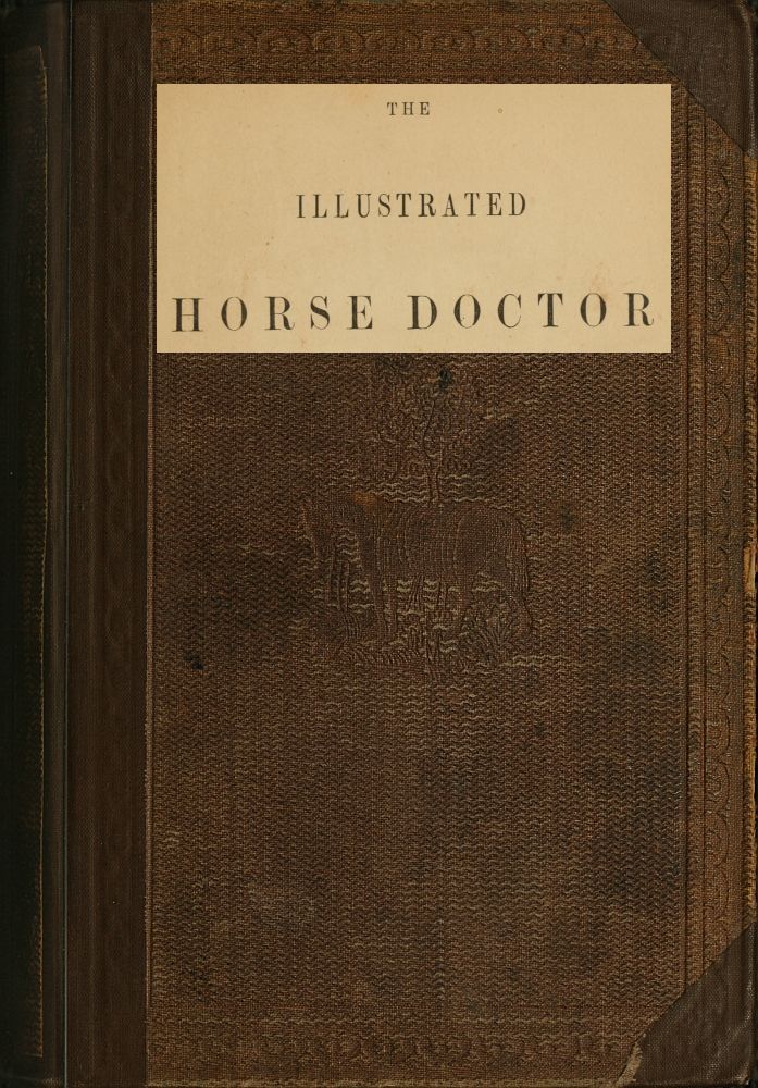 جلد کتاب The illustrated horse doctor
