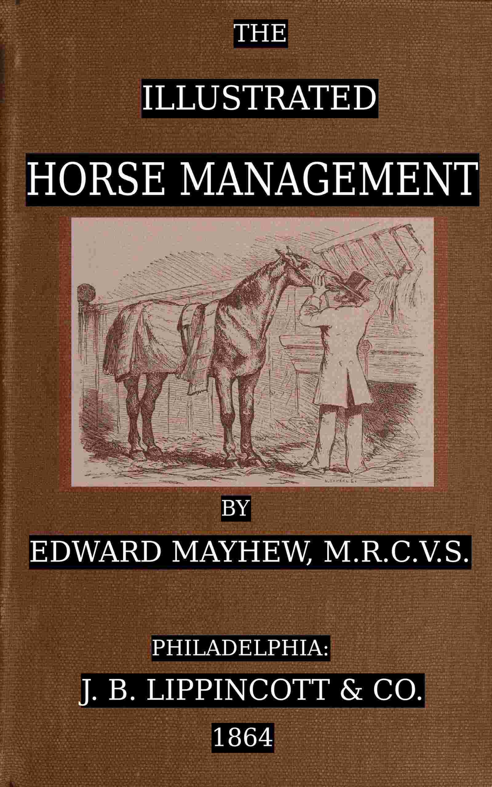جلد کتاب The Illustrated Horse Management