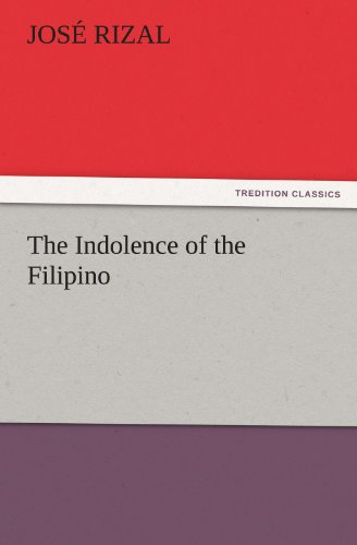 جلد کتاب The Indolence of the Filipino