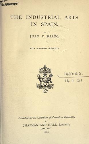 جلد کتاب The Industrial Arts in Spain