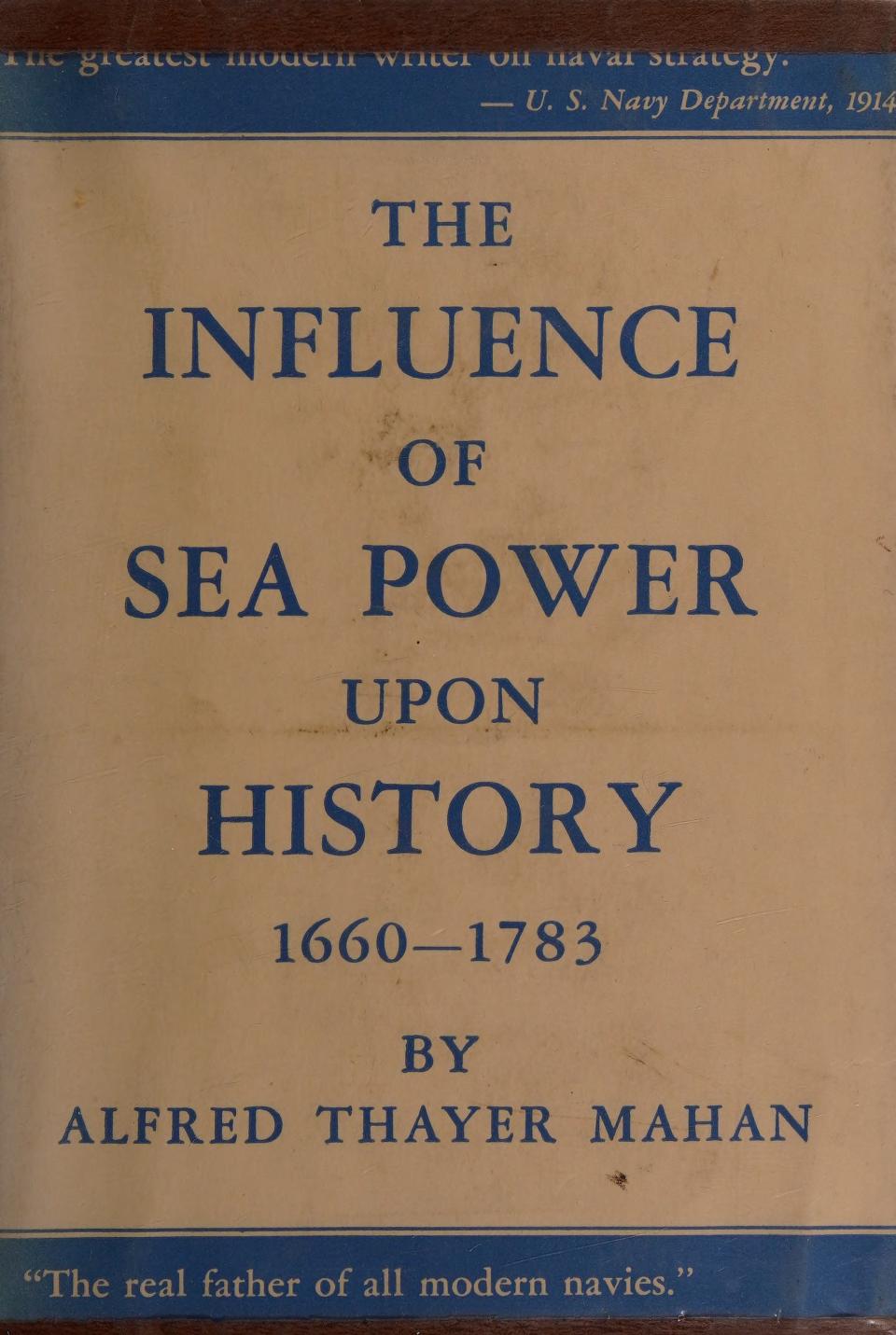 جلد کتاب The Influence of Sea Power Upon History, 1660-1783